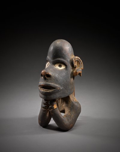 Figure de proue de canoë, nguzu nguzu, Nouvelle-Géorgie, Îles Salomon, début à milieu des années 1800 - Solomon Islander